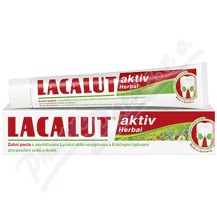 Lacalut Aktiv Herbal zubní pasta 75ml