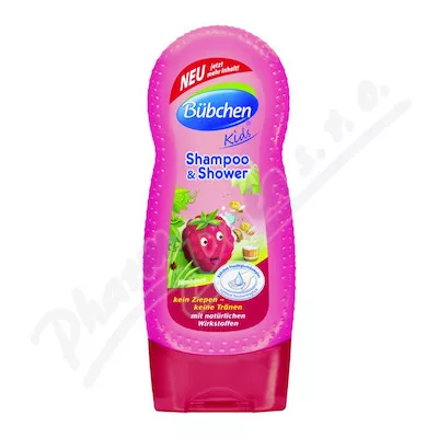 Bübchen šampon a sprch.gel pro děti malina 230ml