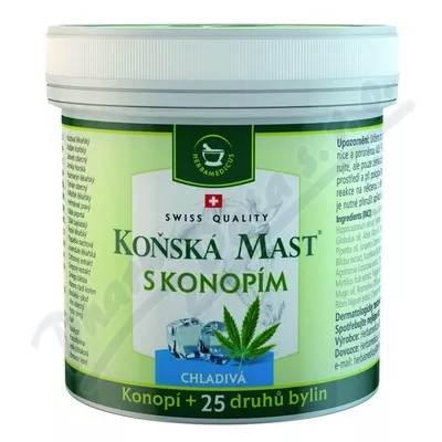 Herbamedicus Koňská mast s konopím chladivá 250ml