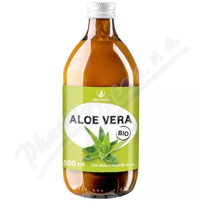 Aloe Vera BIO 100%  šťáva 500 ml