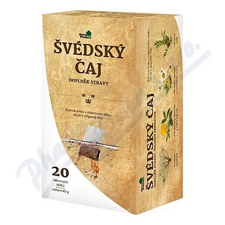 Naturprodukt – herbata szwedzka, bez cukru, 20 x 2 g