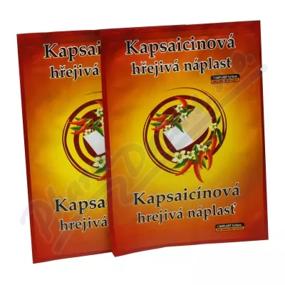 Kapsaicinová hřejivá náplast 7x10cm 1ks