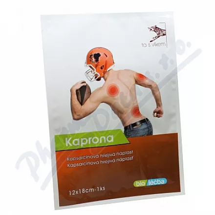 KAPRONA Plaster rozgrzewający z kapsaicyną 12x18cm