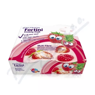 Fortini Creamy Fruit MF czerwone owoce 4x100g