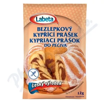 Bezlepkový Kypřící prášek do pečiva 12g Labeta