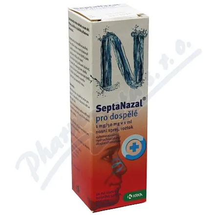 Septanazal dosp.1mg/50mg w 1ml nas.spr.sol.1x10ml