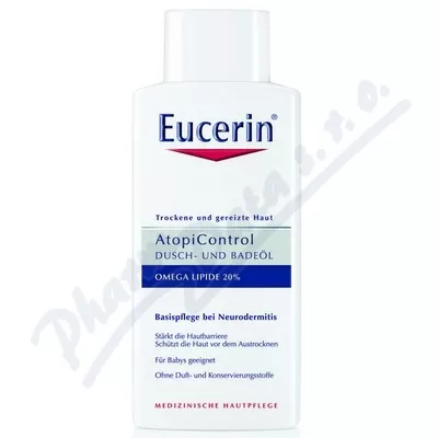 EUCERIN AtopiControl sprch.olej suchá zarud.400ml