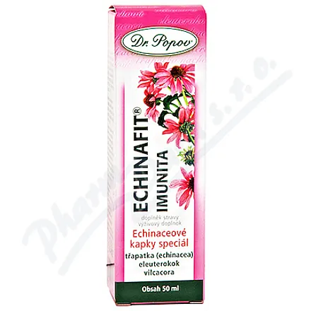 Dr.Popov Krople ziołowe Echinafit odporność 50ml