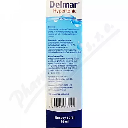 Delmar Hipertoniczny spray do nosa 50ml