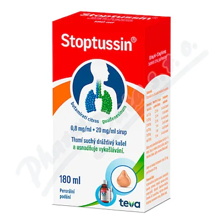 Syrop Stoptussin por.sir.1x180ml + pip.