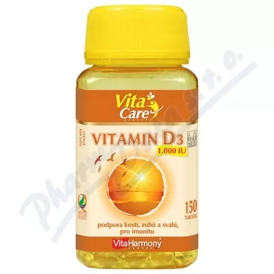 VitaHarmony Vitamin D3 1000IU tob.150