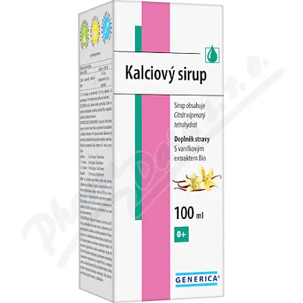 Kalciový sirup 100ml Generica