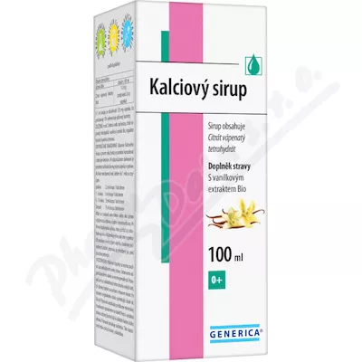 Kalciový sirup Generica 100ml