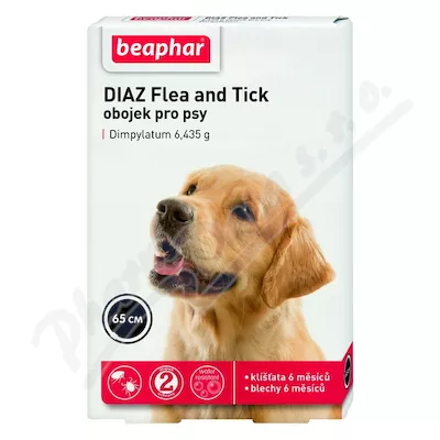 DIAZ Flea and Tick 6.435g obojek pro psy 65cm - Veterinární přípravky a potřeby pro vaše mazlíčky.