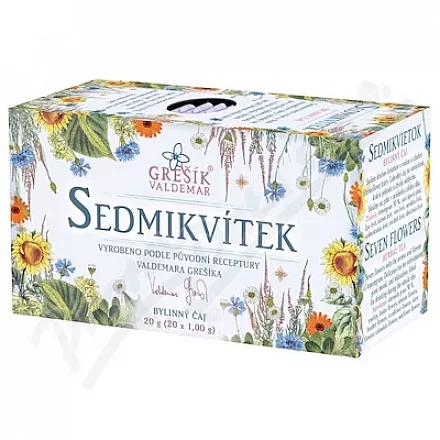Grešík Sedmikvítek čaj 20x1g