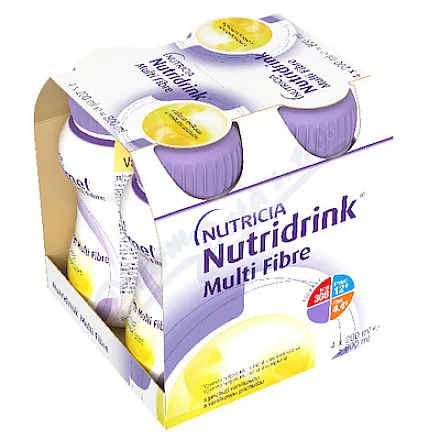 Nutridrink Multi Fibre s přích.vanilkovou 4x200ml