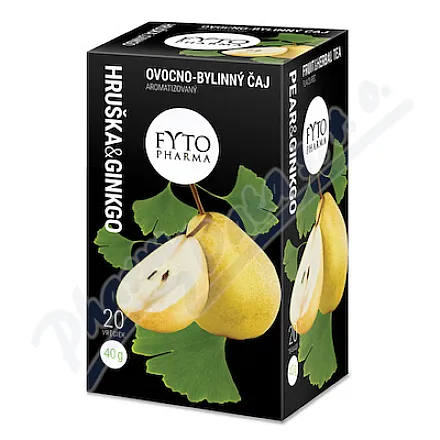 Herbatka owocowo-ziołowa Gruszka + Ginkgo 20x2g Phytopharma