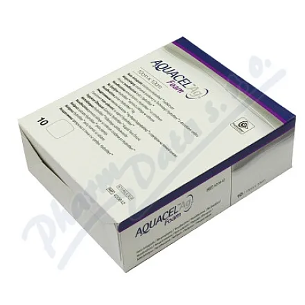 Pianka Aquacel Ag nieprzylepna 10x10cm 10szt