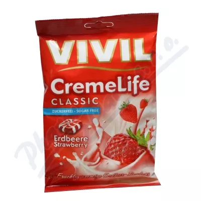 Vivil Creme life jahoda bez cukru 110g