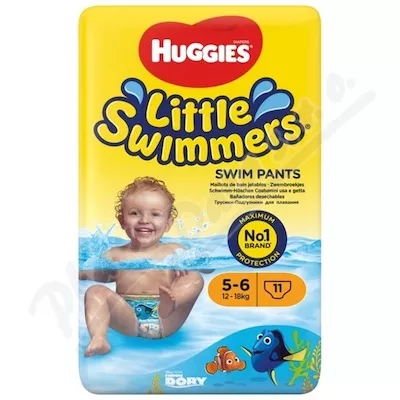 HUGGIES Little Swimmers 5-6 / 12-18kg 11ks