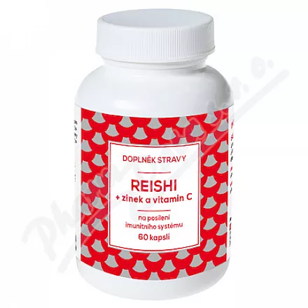 NATURVITA REISHI+Zinek a vitamín C cps.60