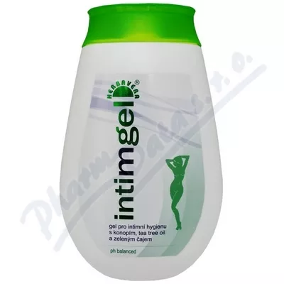 Intimgel gel s konopím a Tea tree HERBAVERA 250ml - intimní hygiena, ubrousky,intimní vlhčené ubrousky,ubrousky na intimní hygienu,