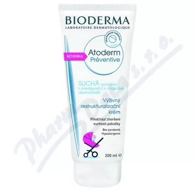 BIODERMA Atoderm Préventive 200ml - tělová mléka,oleje,krémy,másla,