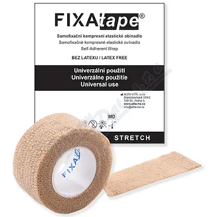 FIXAtape STRETCH samofix.obina.2.5x450cm tělová