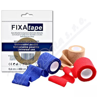 FIXAtape STRETCH self-fix.obinad.5x450cm mix kolorów