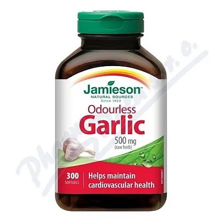 JAMIESON Česnek bez zápachu 500mg cps.300