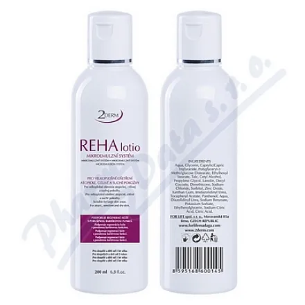 2DERM REHA lotio 200ml