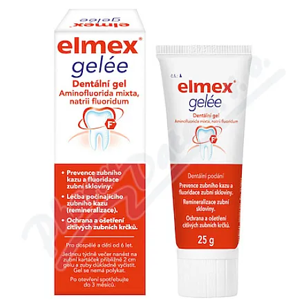 Elmex Gelée 33,19mg/g+22,1mg/g dnt.gel 25g