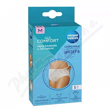 CANPOL BABIES jedn. mateřské kalhotky 5ks vel.M