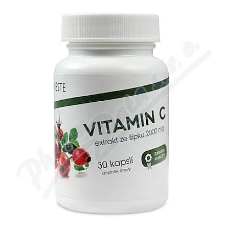 Vieste Witamina C z owoców dzikiej róży 2000mg cps.30