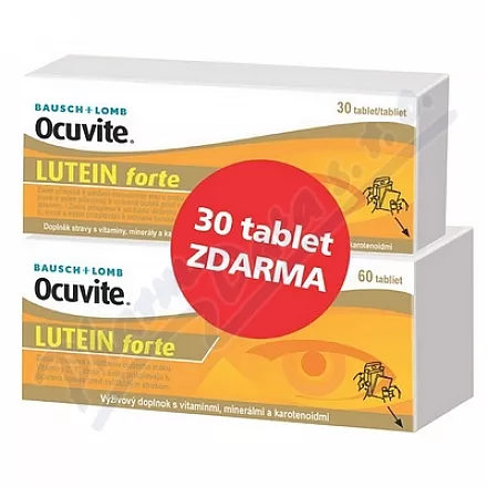Bausch+Lomb Ocuvite LUTEIN forte tbl.60+30 ZDARMA