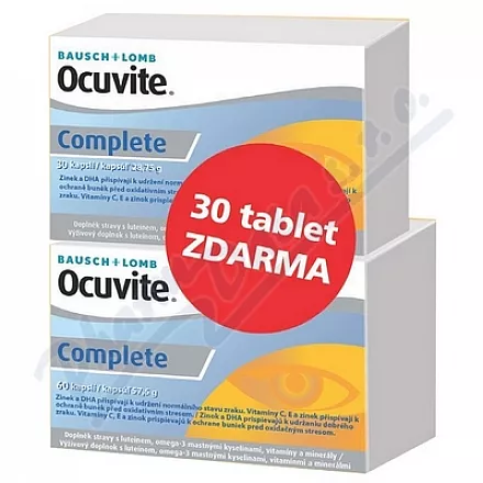 Bausch+Lomb Ocuvite Complete cps.60+30 ZDARMA