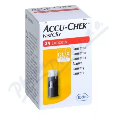 LANCETY ACCU-CHEK FASTCLIX 24