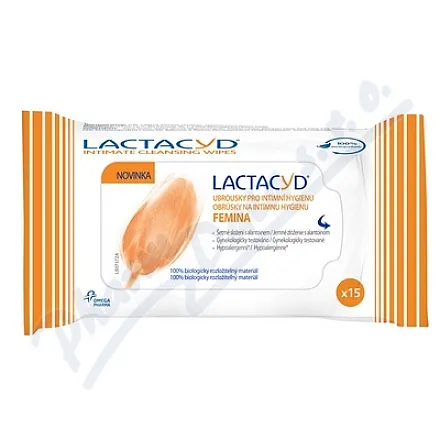Lactacyd Femina chusteczki 15szt