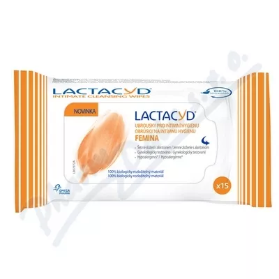 Lactacyd ubrousky Femina 15ks