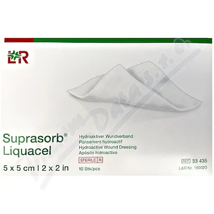 Krytí Suprasorb Liquacel sterilní 5x5cm 10ks