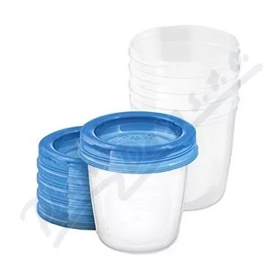 Kubki AVENT VIA z pokrywką 180ml 5szt Nowość