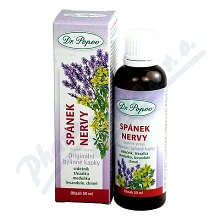 Dr.Popov Kapky bylinné Spánek-Nervy 50ml