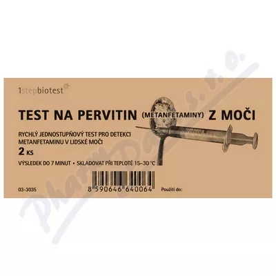 Test na pervitin (metanfetaminy) z moči 2ks