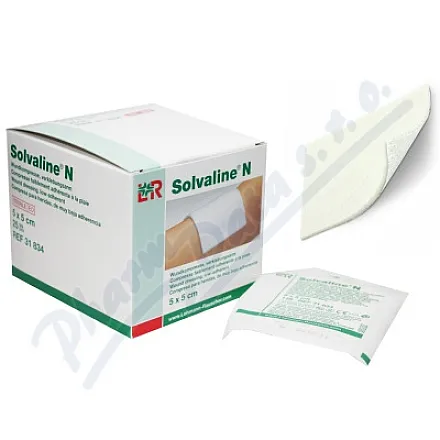 Kompres Solvaline N specjalny chłonny 5x5cm sterylny 25szt
