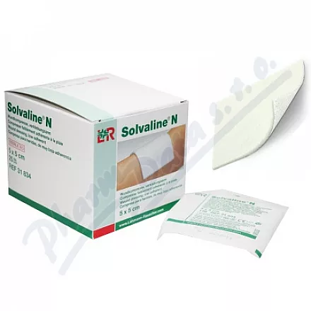 Kompres Solvaline N specjalny chłonny 5x5cm sterylny 25szt