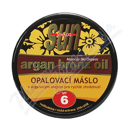 VIVACOsun opalovací máslo argan.olej SPF6 200ml