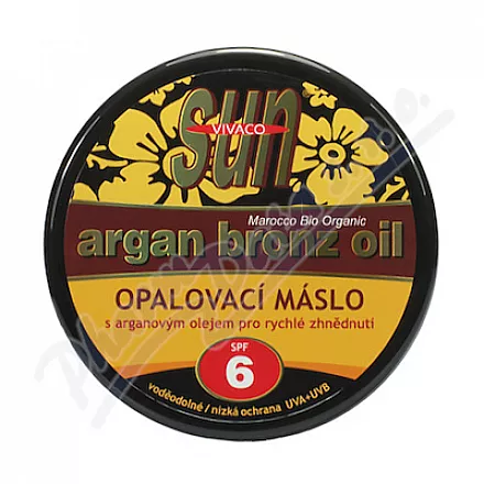 VIVACOsun opalovací máslo argan.olej SPF6 200ml