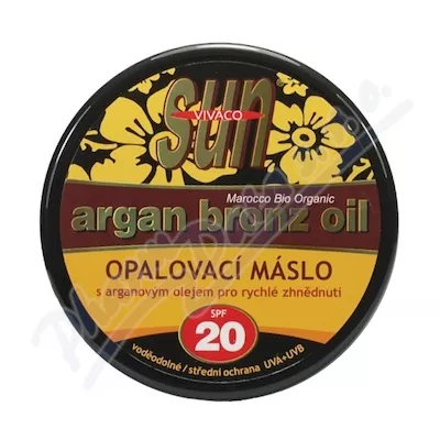 SunVital Arganové opalovací máslo SPF20 200ml