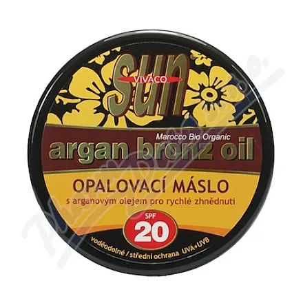 VIVACOsun opalovací máslo argan.olej SPF20 200ml
