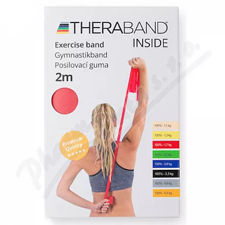 TheraBand Posilovací guma 2m červená 1.7kg